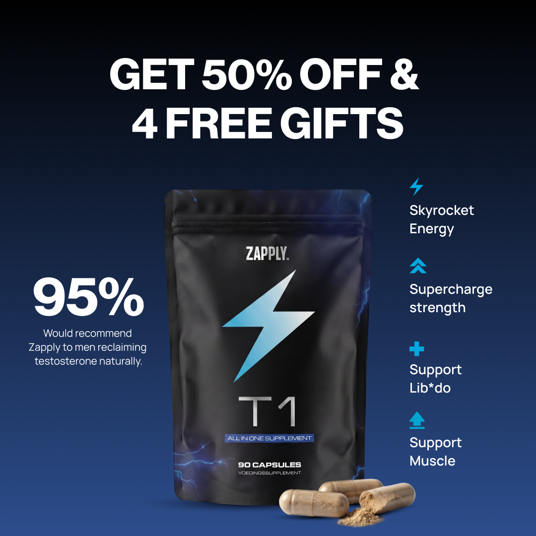 Zapply T1 | All-In-One Formula for Testosterone & Energy