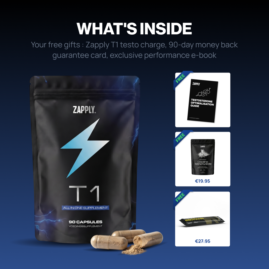 Zapply T1 | All-In-One Formula for Testosterone & Energy