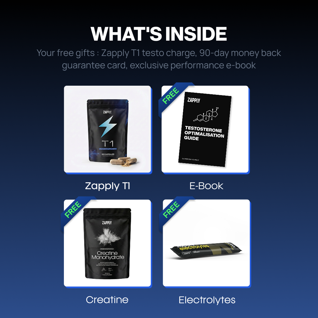Zapply T1 | All-In-One Formula for Testosterone & Energy