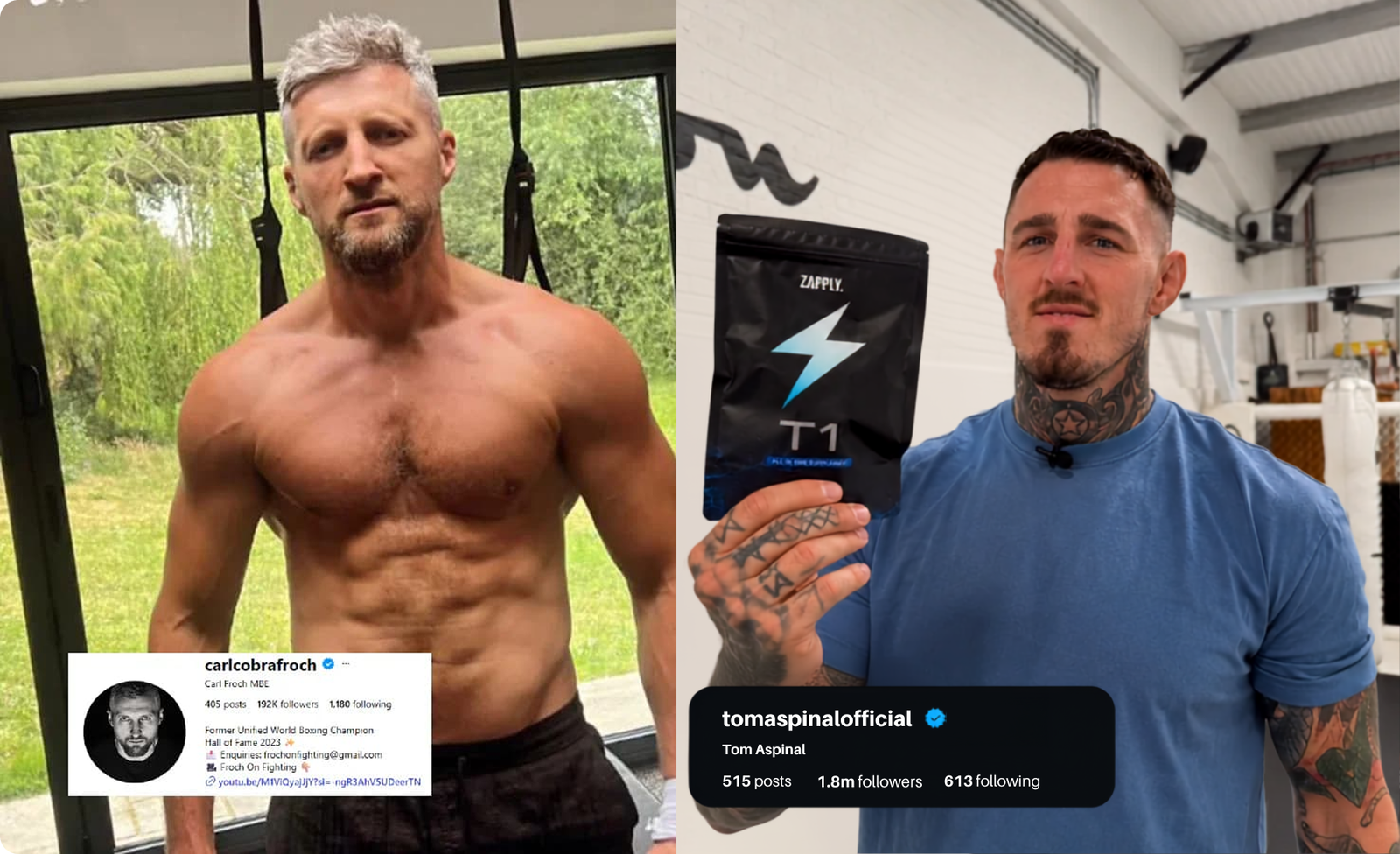 Carl Froch and Tom Aspinall
